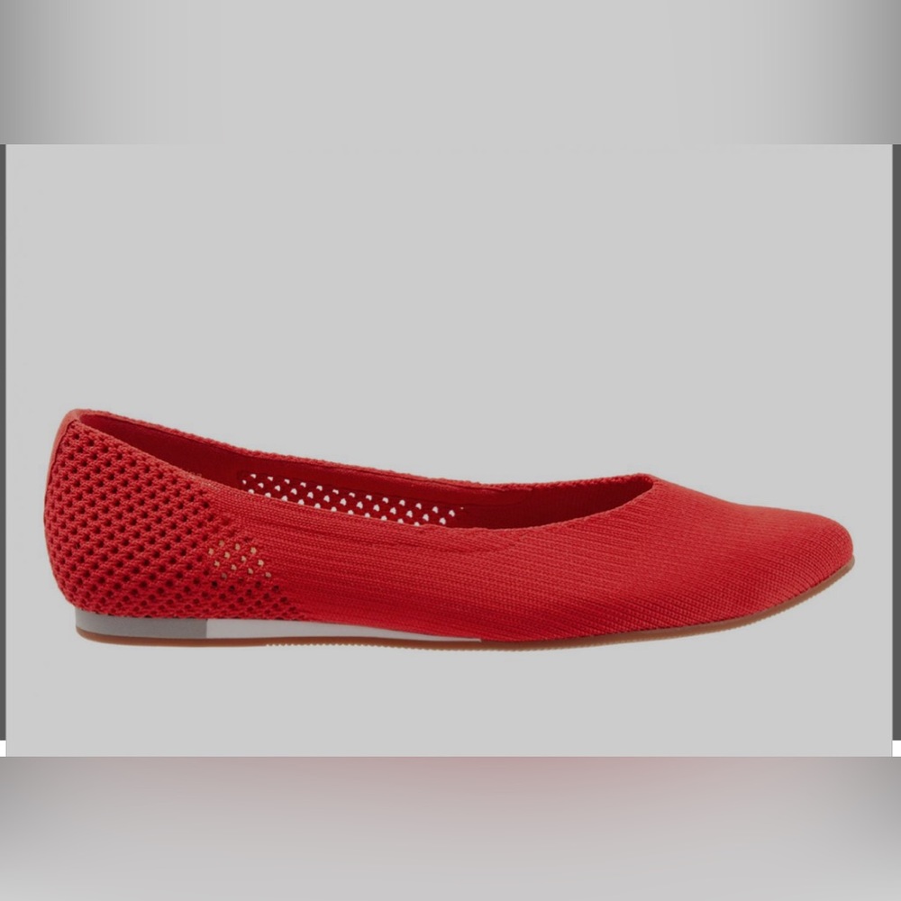 COPY - Sava by Softwalk Lea Knit Ballet Flat Red Perf  S1938-644